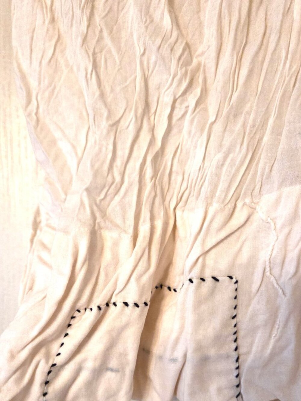MAGNOLIA PEARL EUROPEAN COTTON IVORY TOP - Picture 4 of 10